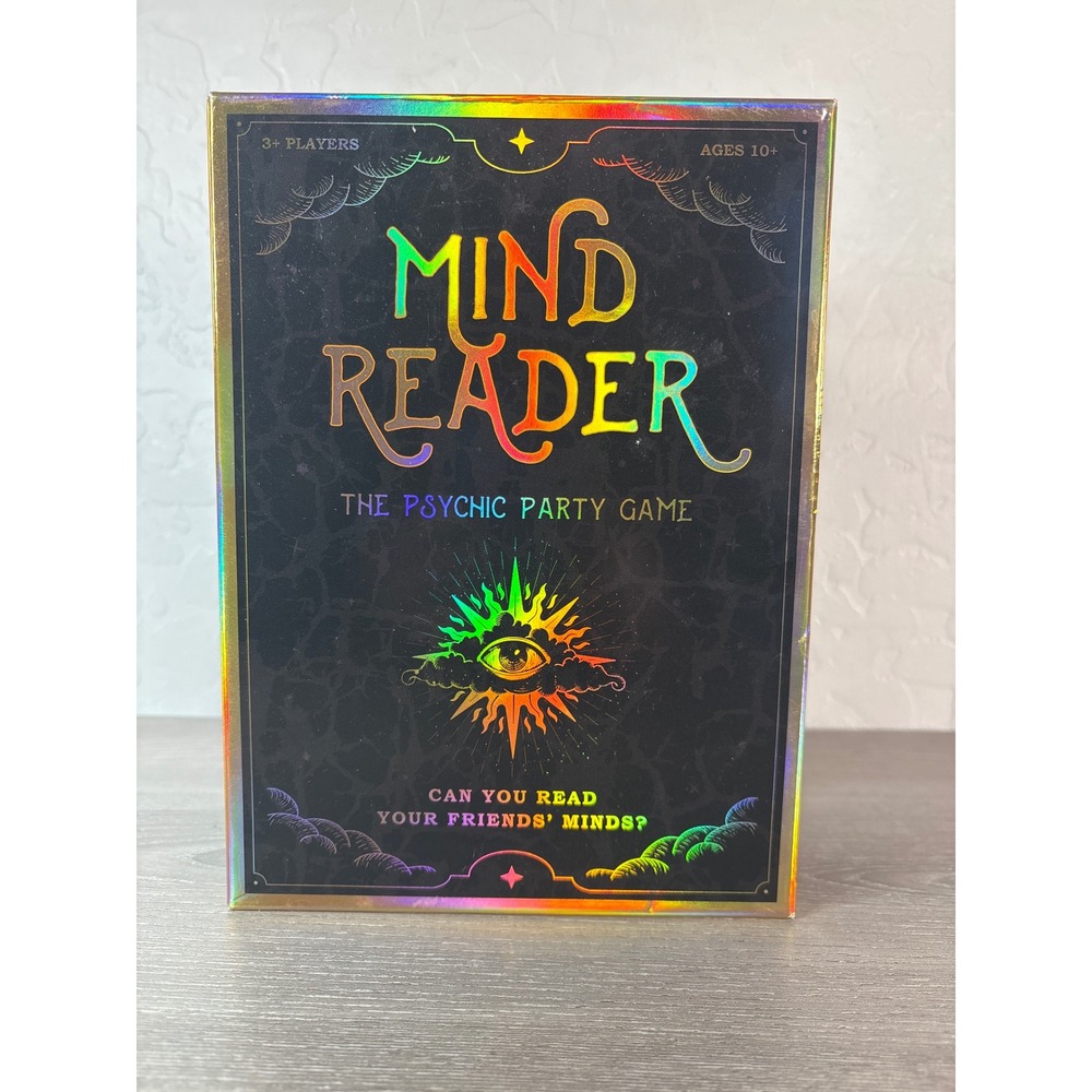 Dyce Mind Reader The Psychic Party Game Holographic Box 200 Cards‎ Ages 10+